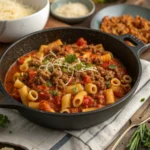 One Pot Beefaroni