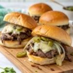 Philly Cheesesteak Sliders