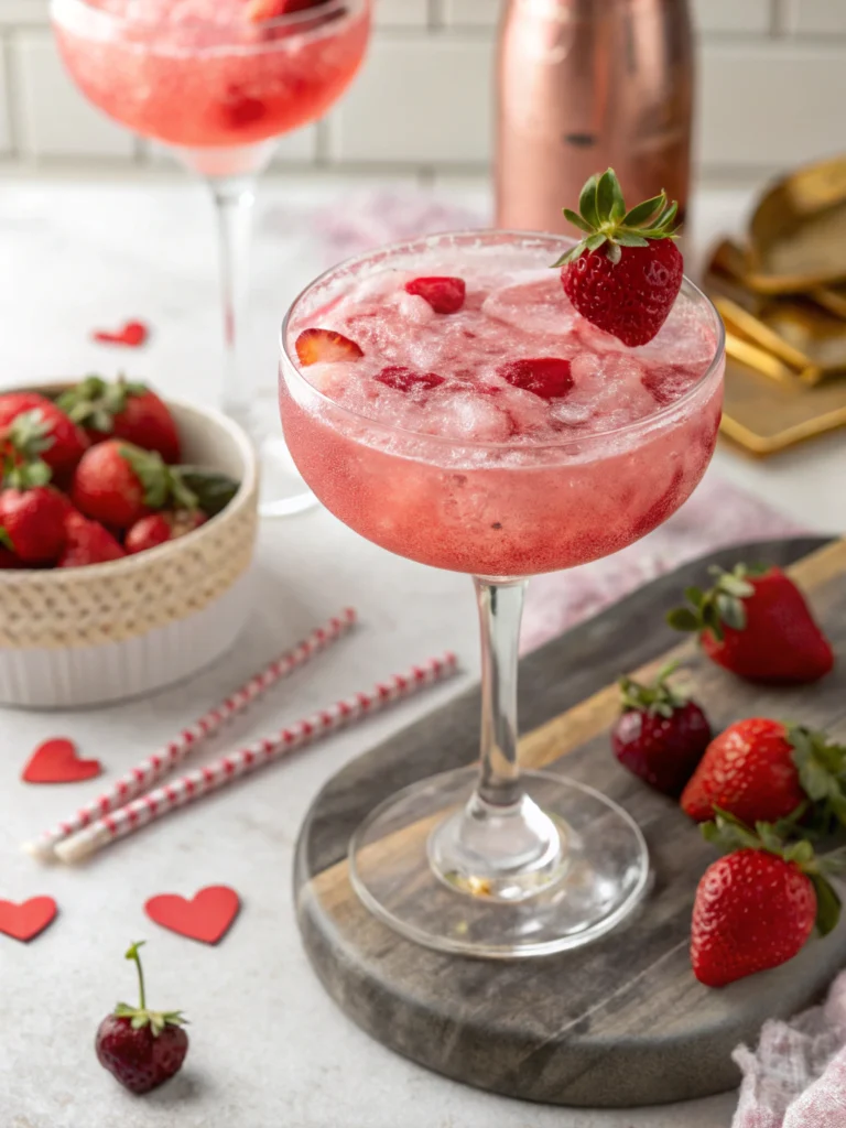 Pink Valentine Cocktails