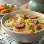 Potato and Sausage Chowder (Hearty Winter Soup)
