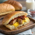 Quick & Delicious Sausage Egg Breakfast Rolls
