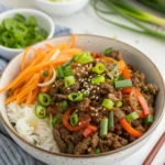 Quick & Easy Korean Ground Beef Bowl