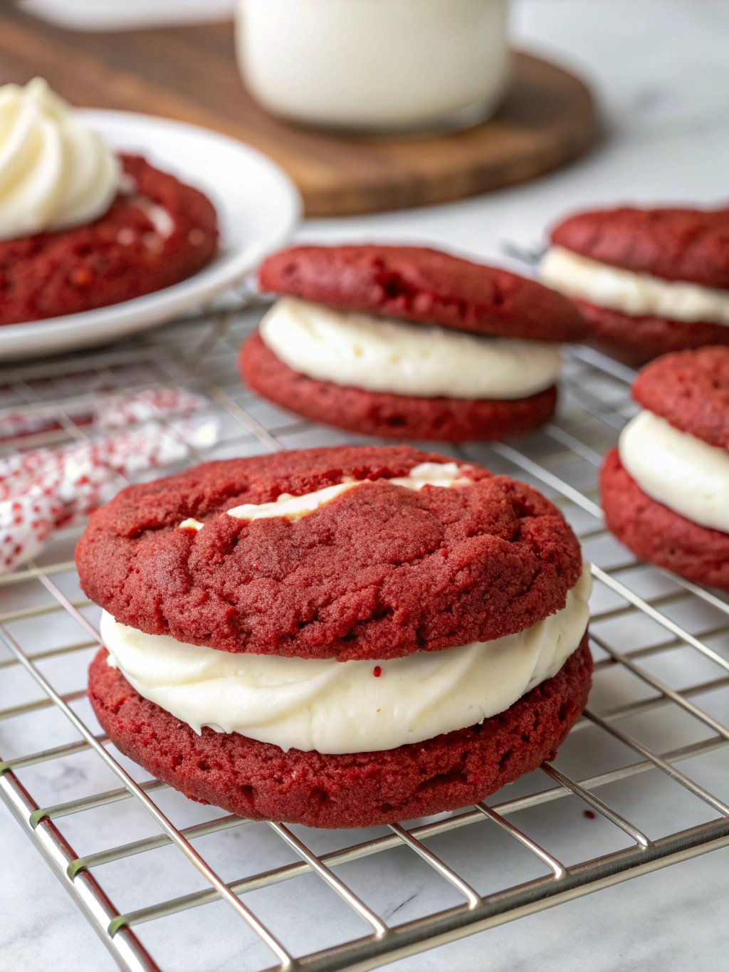 Delicious Red Velvet Cookies