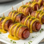 Savory Mustard Hasselback Kielbasa Bites for Game Day