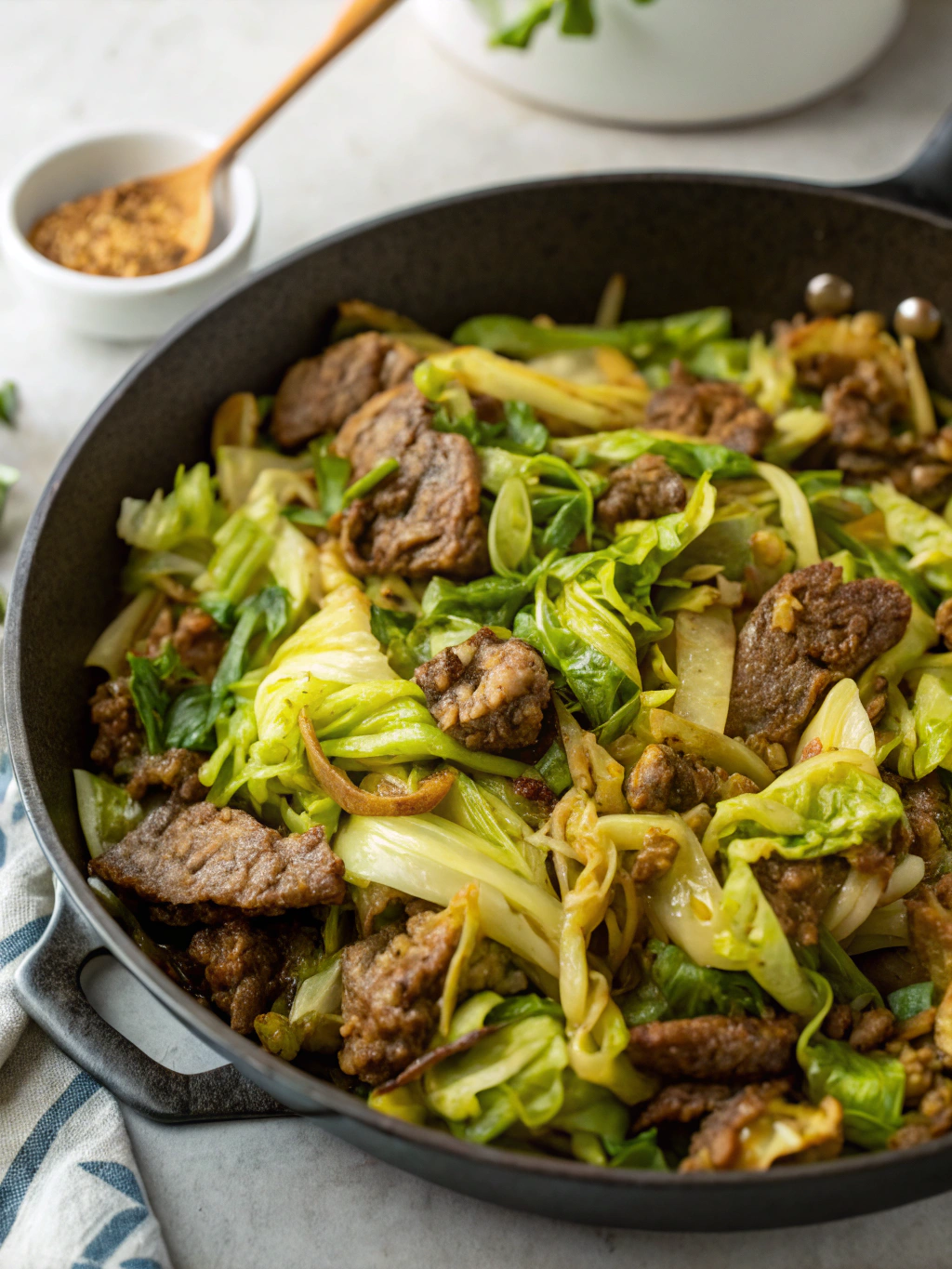 Simple One-Pan Beef Cabbage Recipe