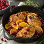 Skillet Cranberry Orange Chicken