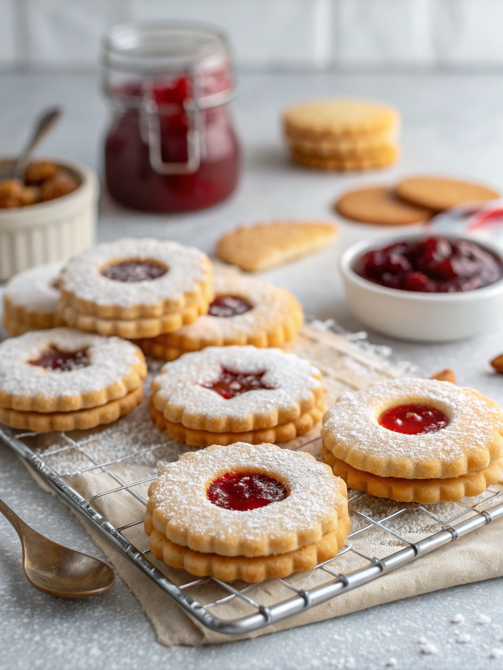 Soft and Sweet Linzer Cookies