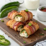 Spicy Jalapeño Popper Rolls with Bacon