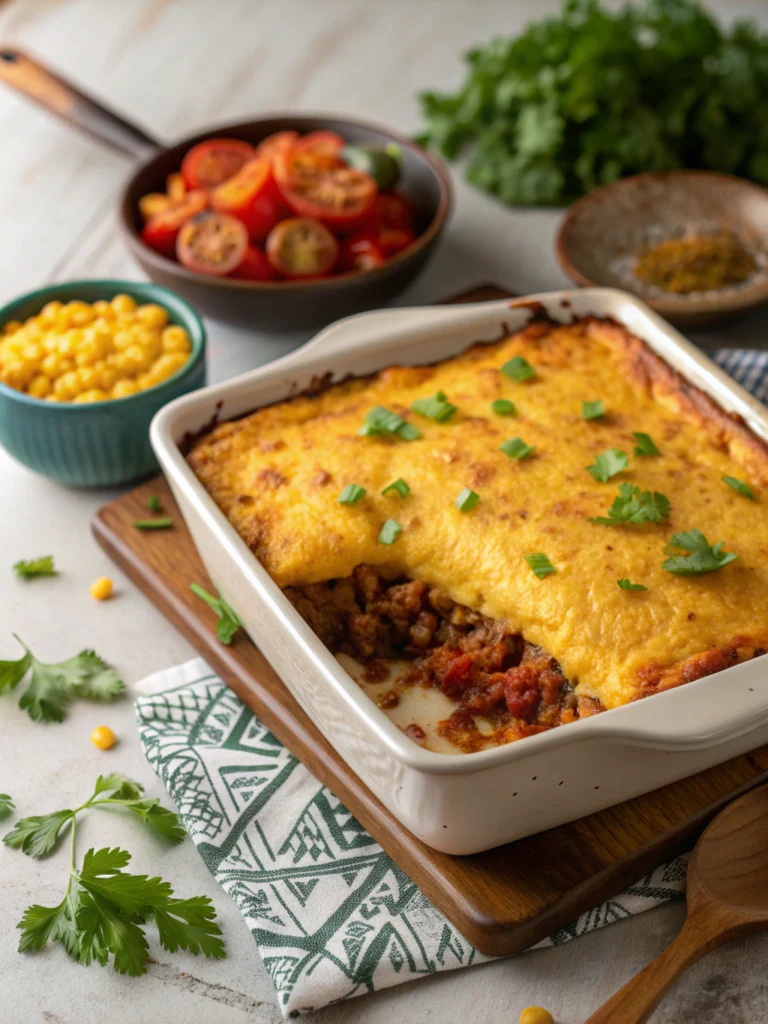 Texas Tamale Pie Casserole