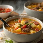 The Best Cheeseburger Soup