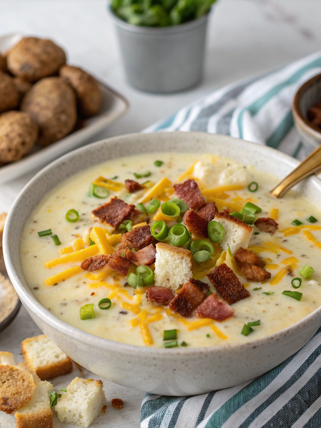 Delicious Loaded Potato Soup