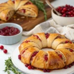 Turkey Cranberry Crescent Ring