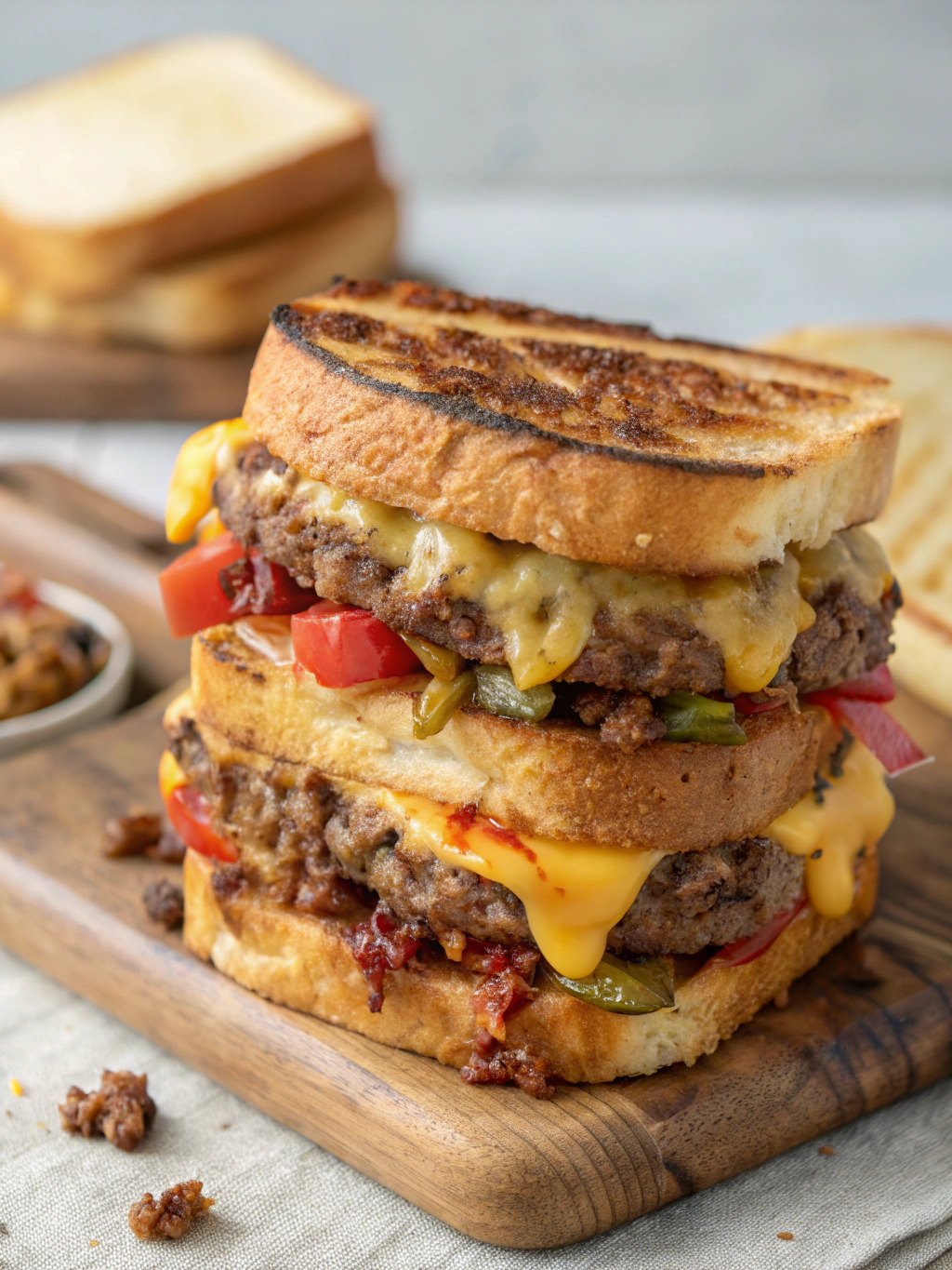 Ultimate Cheesy Ground Beef Melt