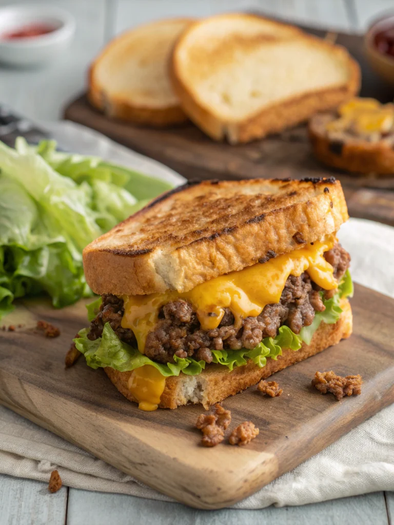 Ultimate Cheesy Ground Beef Melt