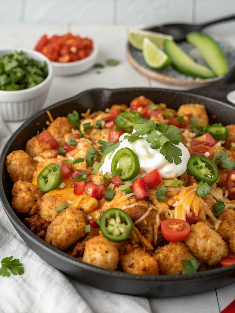 Ultimate Loaded Tater Tot Nachos