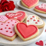 Valentine's Day Sugar Cookies with Royal Icing