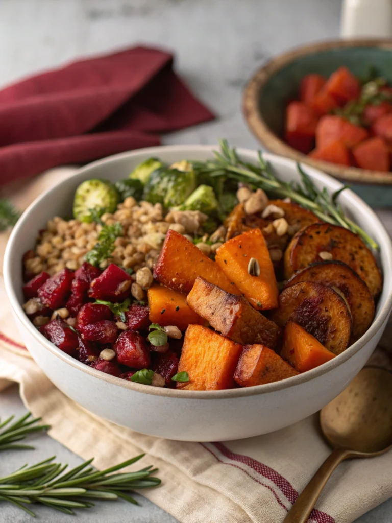 Winter Harvest Dinner Bowl