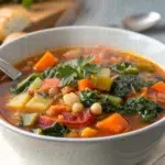 Winter Minestrone Soup (packed with veggies!)