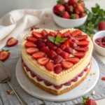 beautiful heart cake