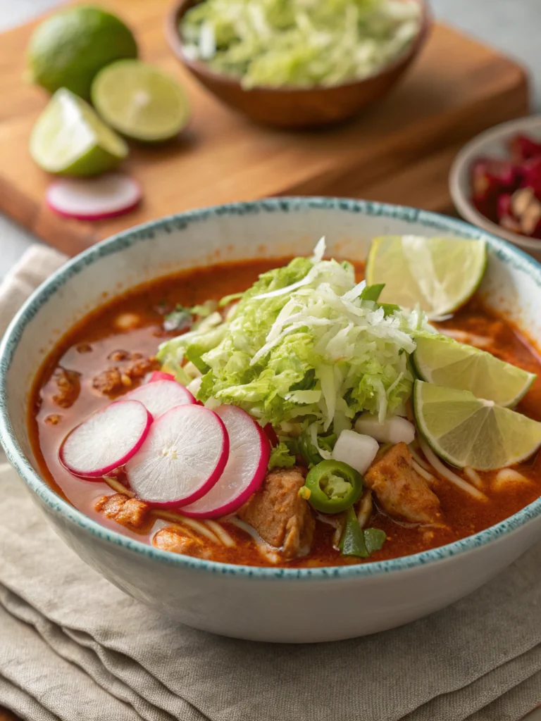 pozole rojo recipe