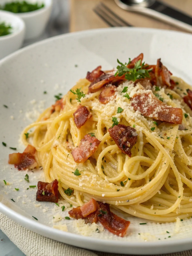 Authentic Italian Pasta Carbonara Recipe