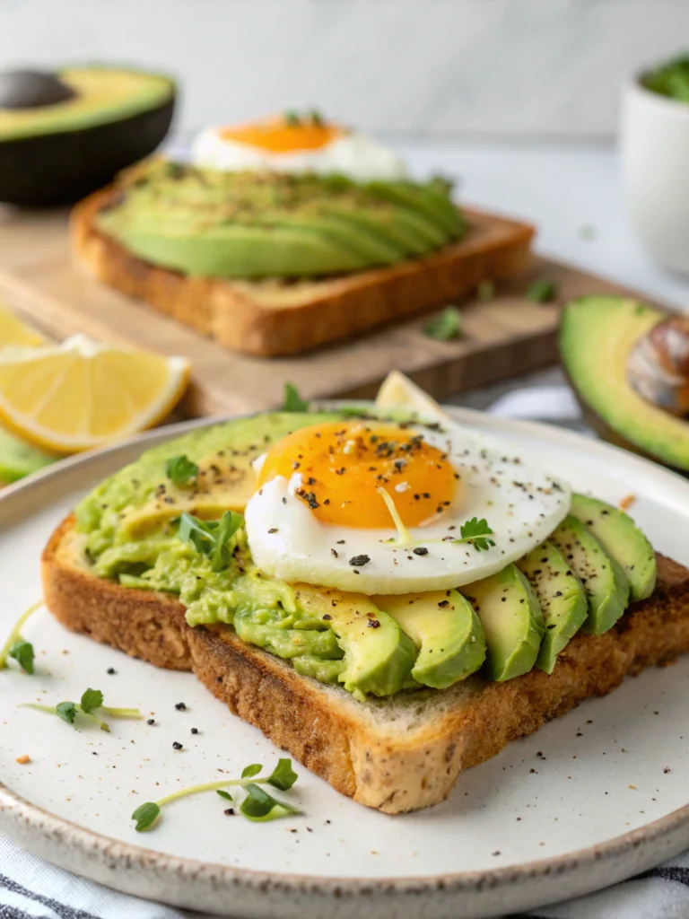 Avocado-Egg Toast