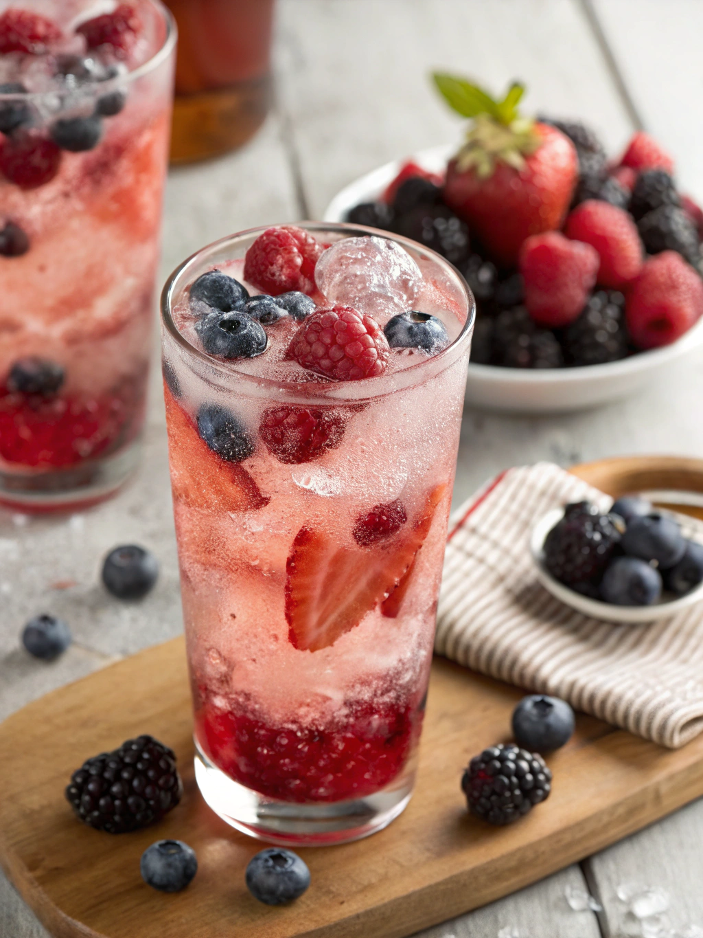 Blissful Berry Burst Vodka Cooler