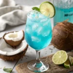 Blue Lagoon Coconut Rum Cooler