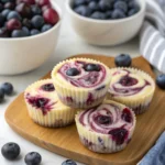 Blueberry Swirl Yogurt Bites