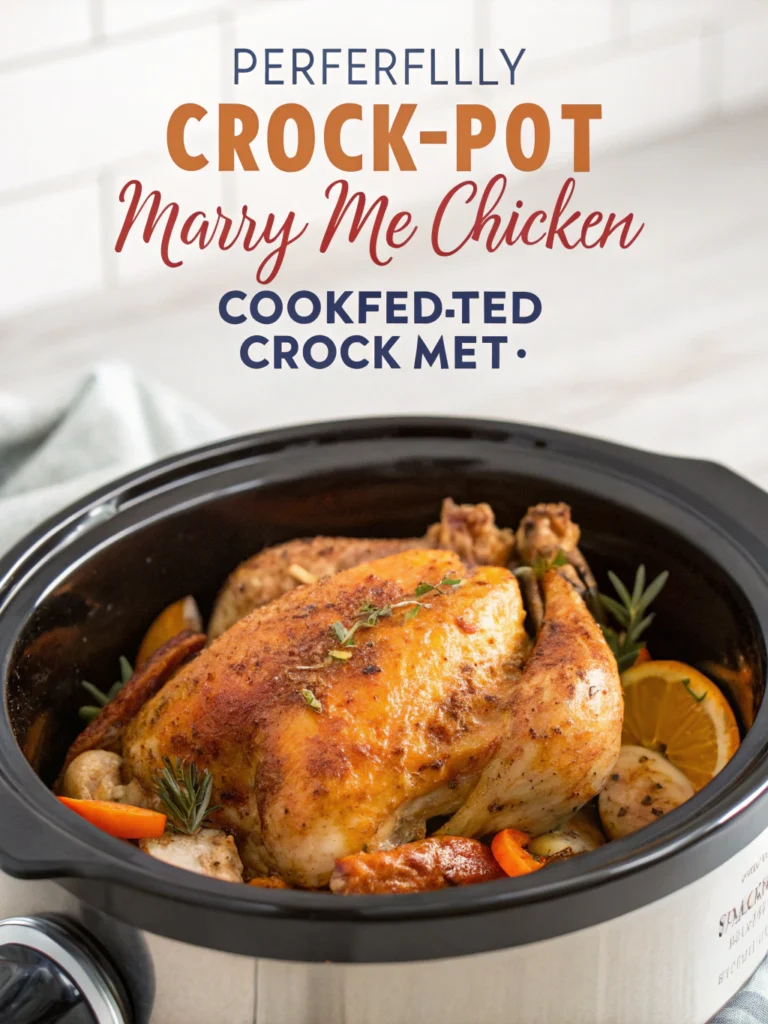 CROCK POT MARRY ME CHICKEN