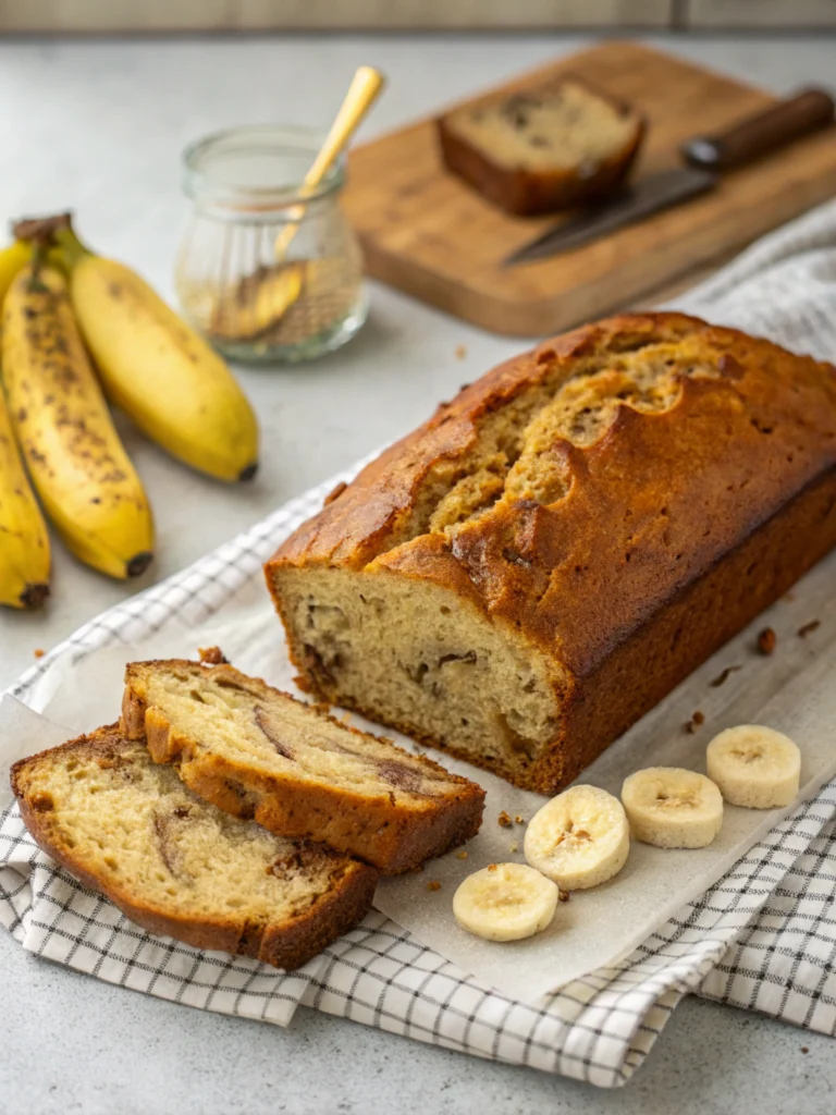 Classic Moist Banana Bread (Easy Quick Bread Recipe)