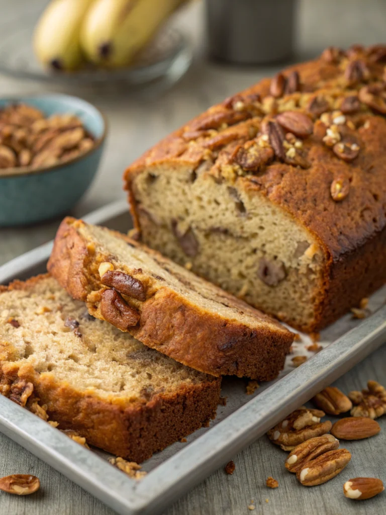 Classic Paula Deen Banana Bread Recipe with Nuts