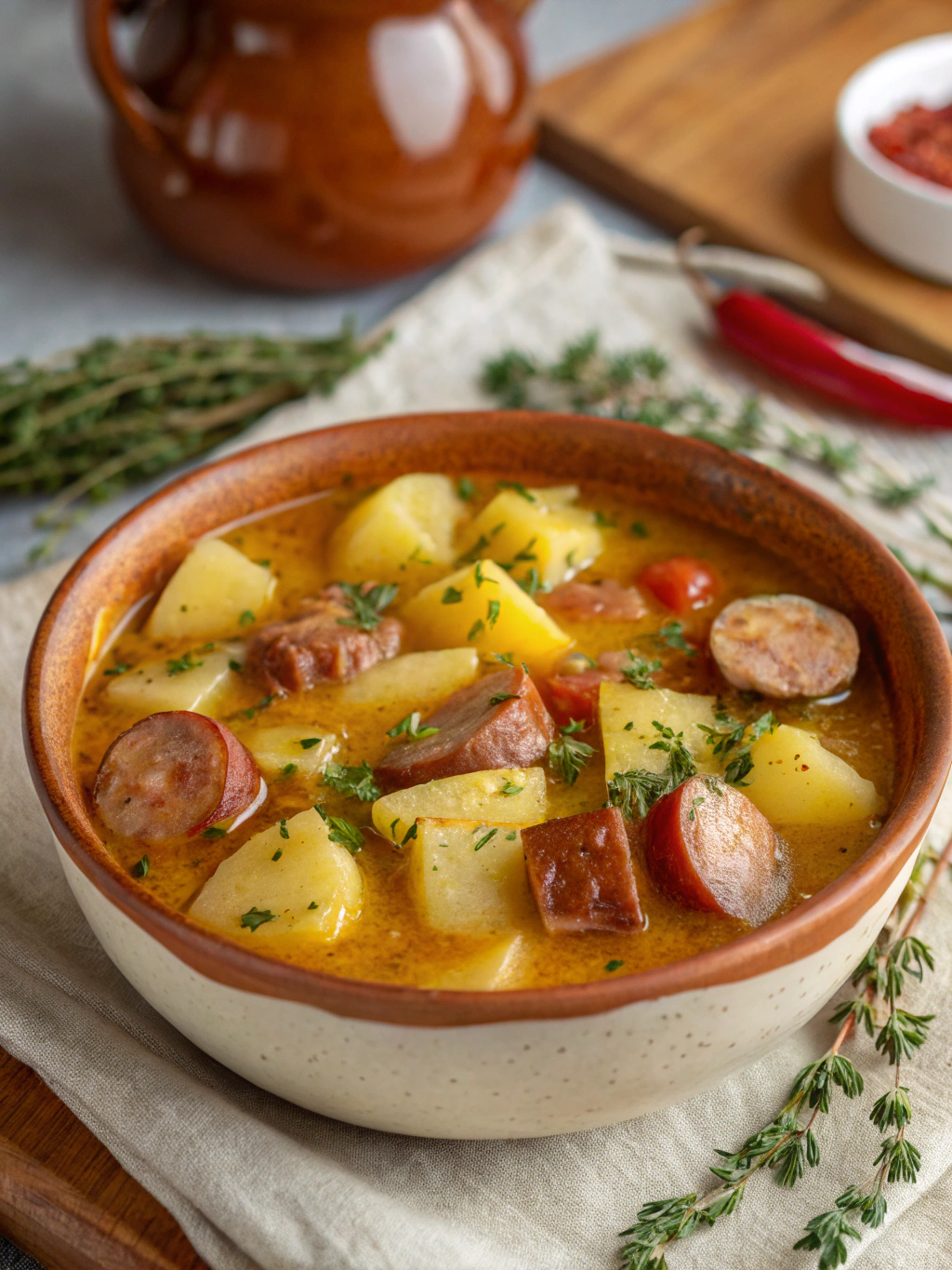 Cozy Sausage Potato Soup Recipe
