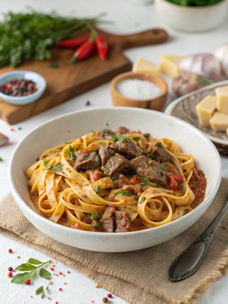 Creamy Beef Pasta for Cozy Nights