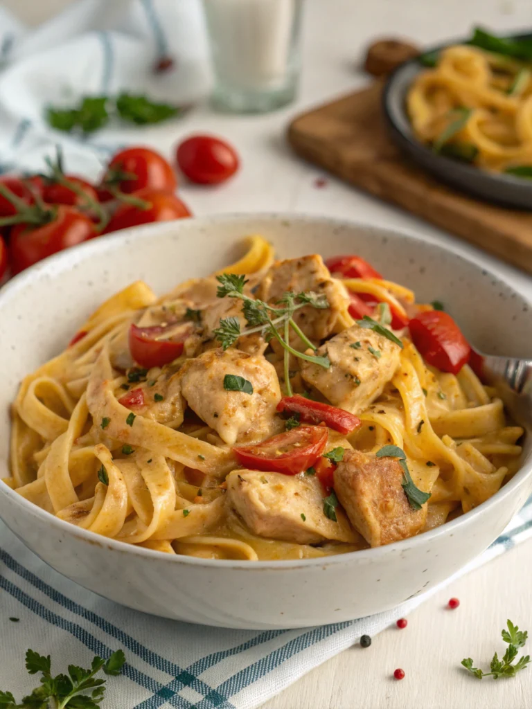 Creamy Cajun Chicken Pasta