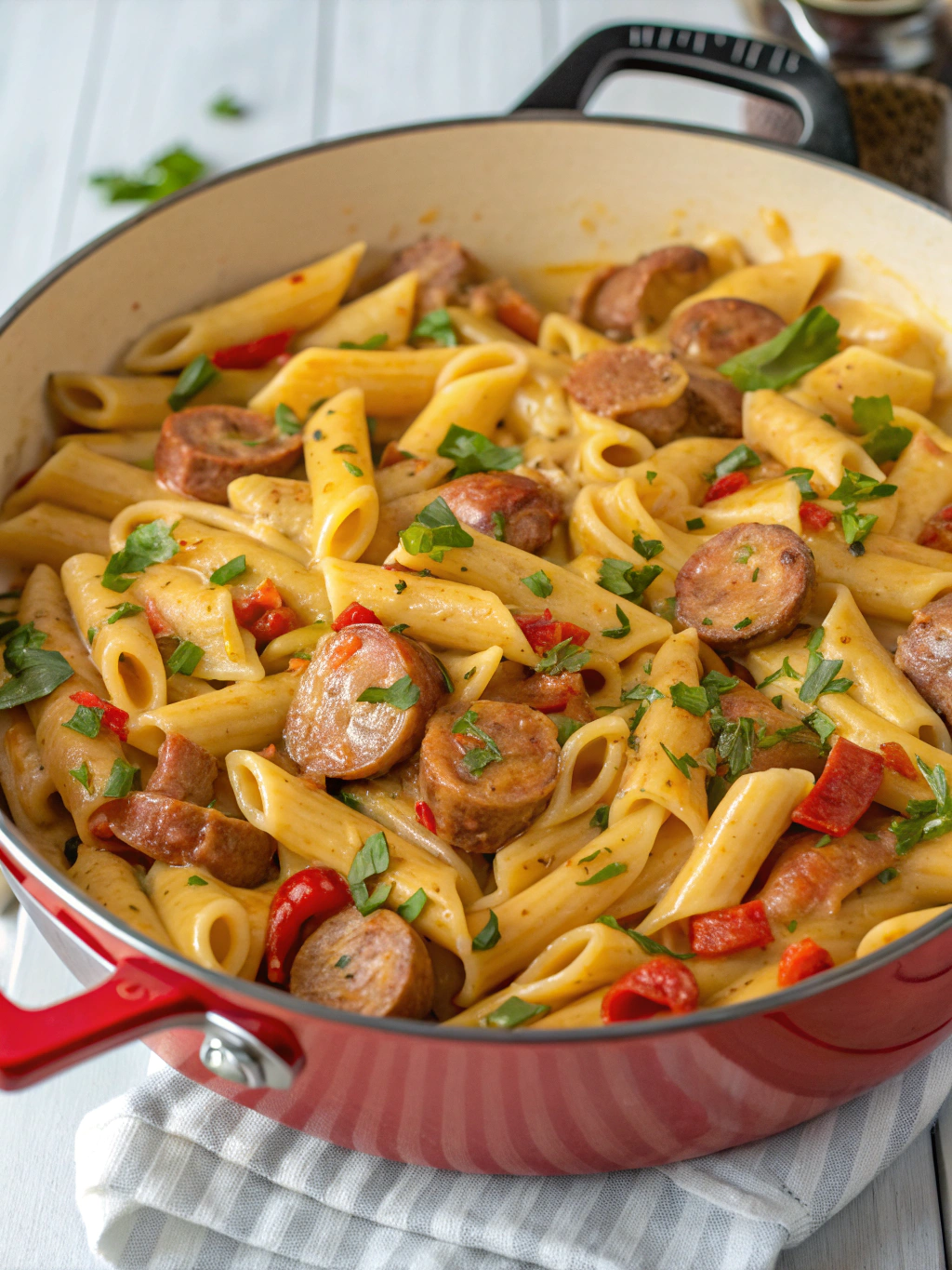 Creamy Cajun Sausage Pasta (One Pot): Your 7-Step Comfort Meal!