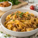 Creamy Ground Beef Pasta