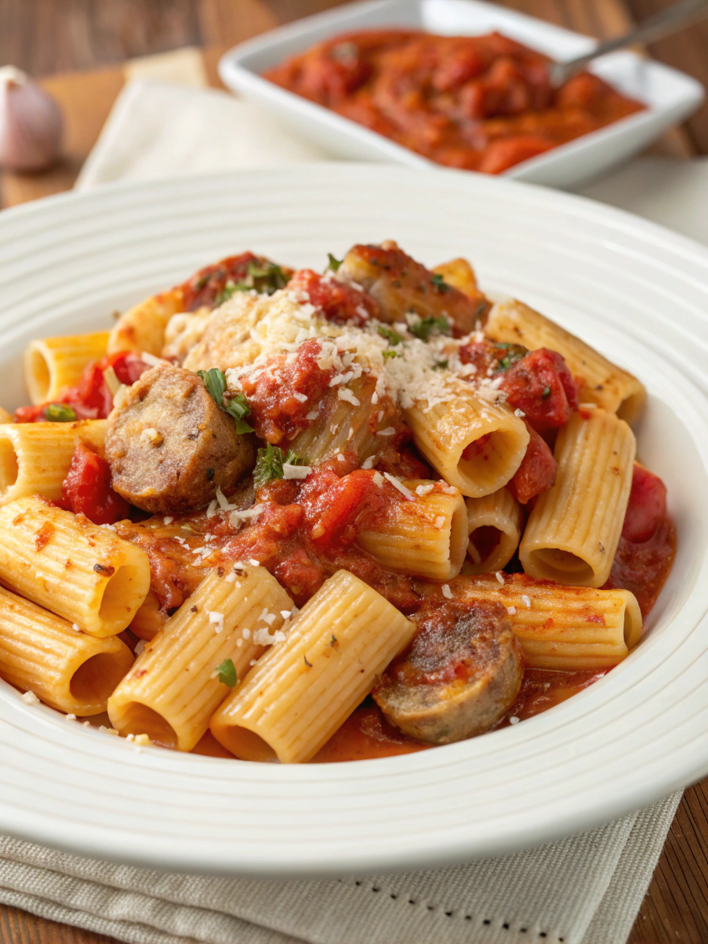 Creamy Italian Sausage Rigatoni Recipe