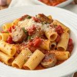 Creamy Italian Sausage Rigatoni Recipe