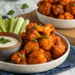 Crispy Buffalo Cauliflower Bites