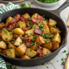 Crispy Irish Bacon Potato Skillet