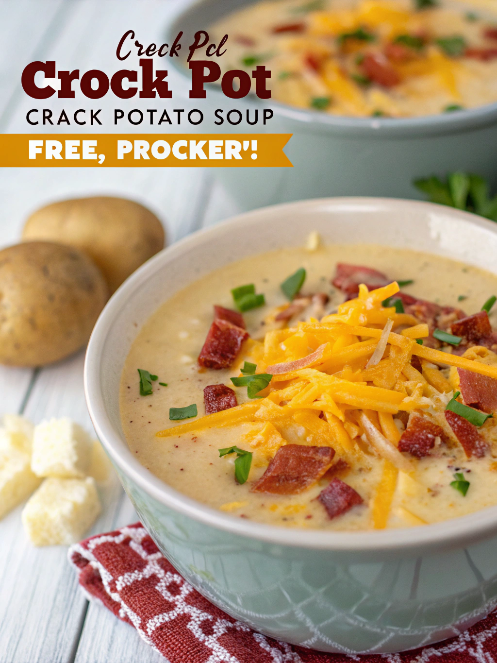 Crock Pot Crack Potato Soup