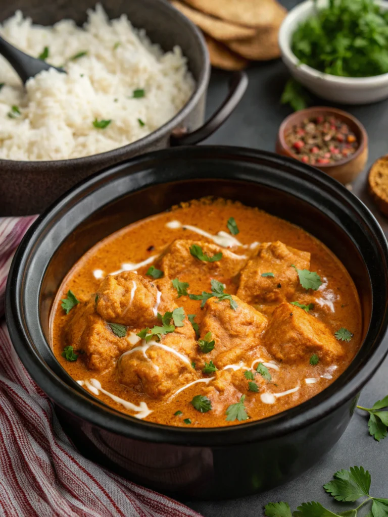 Crockpot Butter Chicken (Slow Cooker Creamy Indian Dinner)