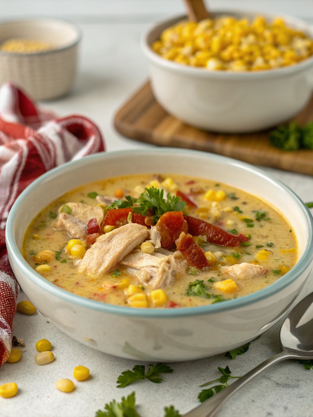 Crockpot Chicken Corn Chowder