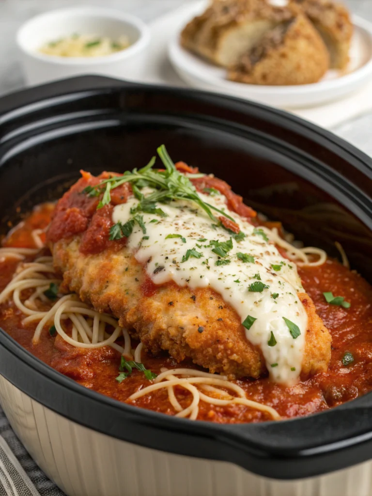Crockpot Chicken Parmesan