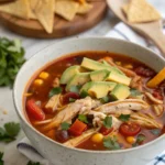 Crockpot Chicken Tortilla Soup Recipe