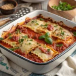 Crockpot Ravioli Lasagna