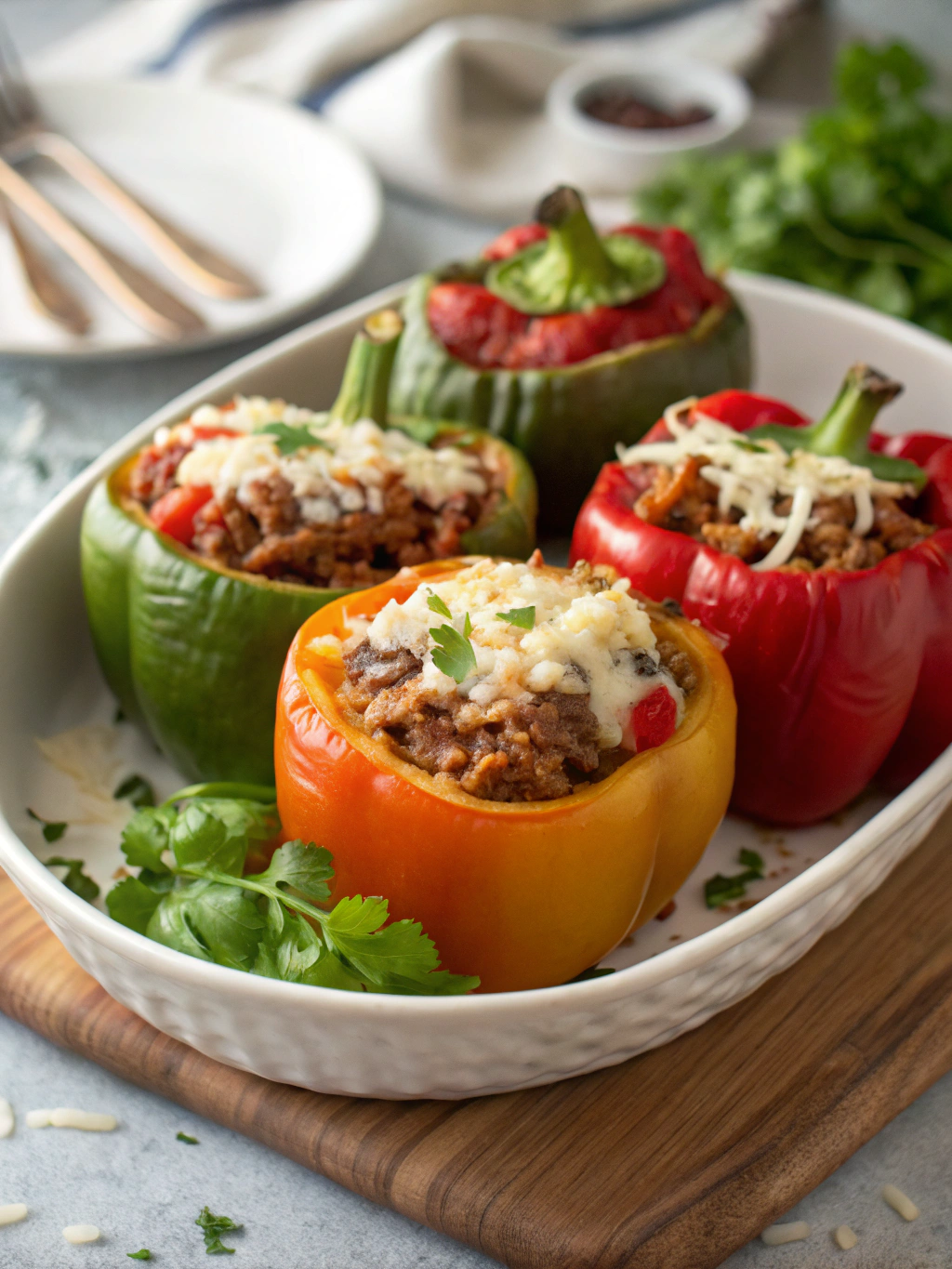 Crockpot Stuffed Peppers