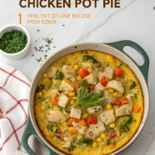 Crustless Chicken Pot Pie