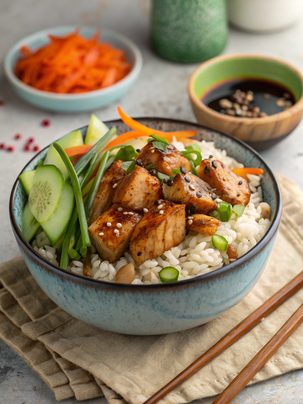 How to Make Delicious Sticky Chicken Rice Bowls Recipe in 8 Simple Steps 3 Delicious Sticky Chicken Rice Bowls